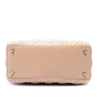Dior Medium Lambskin Cannage Lady Dior