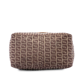 Fendi Zucchino Canvas Double Flap Mamma