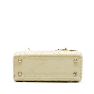 Dior Mini Patent Cannage Lady Dior