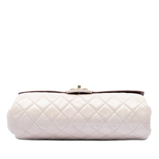 Chanel Jumbo CC Quilted Calfskin Straight Flap