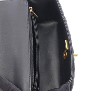 Chanel CC Quilted Lambskin Chain Top Handle Flap
