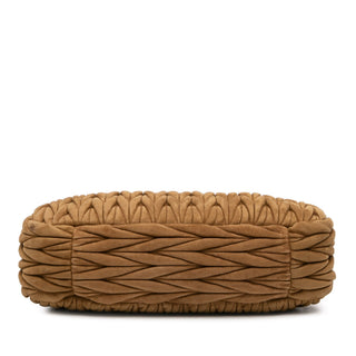 Miu Miu Large Matelasse Suede Wander Bag