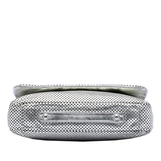 Chanel
Metallic Glazed Calfskin Perforated Rodeo Drive Flap