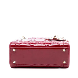 Dior Mini Patent Cannage Lady Dior