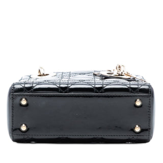 Dior Mini Patent Cannage Lady Dior
