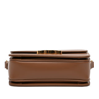 Celine Teen Shiny Calfskin Triomphe Crossbody