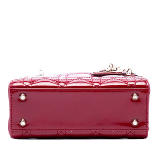 Dior Mini Patent Cannage Lady Dior