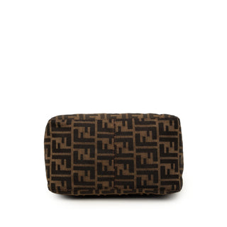 Fendi Zucca Canvas Double Flap Mamma
