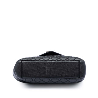 Saint Laurent Medium Sheepskin Triquilt Monogram College Bag