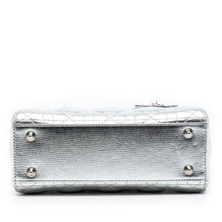 Dior Small Metallic Lambskin Cannage My ABCDior Lady Dior