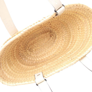 LOEWE Small Raffia Anagram Basket Tote