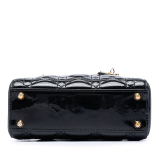 Dior Mini Patent Cannage Lady Dior