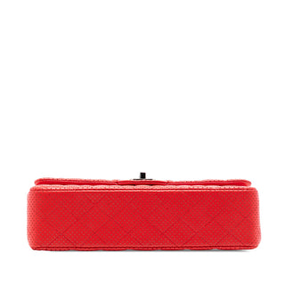 Chanel Medium Classic Perforated Lambskin Double Flap