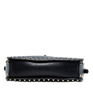 Valentino Small Leather Rockstud Flap Crossbody