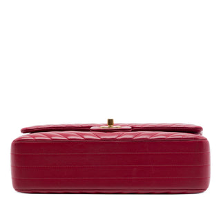 Chanel Medium Classic Chevron Lambskin Double Flap