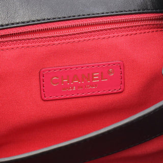 Chanel Lambskin CC Square Accordion Flap Chain Bag