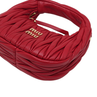 Miu Miu Mini Matelasse Nappa Wander Hobo