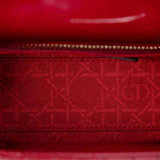 Dior Mini Patent Cannage Lady Dior