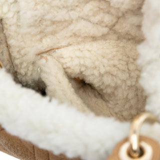 Dior
Mini Suede Cannage with Shearling Trim Lady Dior