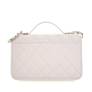 Chanel
Medium Quilted Caviar School Memory Top Handle Flap