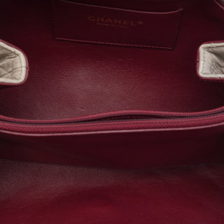 Chanel Jumbo CC Quilted Crumpled Calfskin Straight Flap