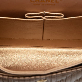 Chanel
Medium Classic Chevron Calfskin Pleated Double Flap