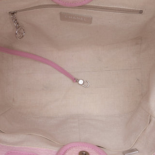 Chanel Small Canvas Deauville Tote