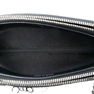 Chanel
CC Calfskin and Sequin Double Zip Wallet on Chain