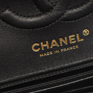 Chanel Medium Classic Bicolor Lambskin Geometric Colorblock Double Flap