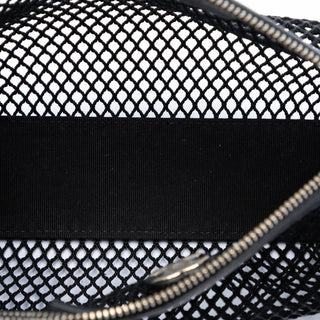 Chanel CC Mesh and Shiny Lambskin Clutch with Chain