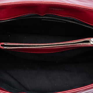 Saint Laurent Medium Matelasse Calfskin Monogram LouLou Shoulder Bag