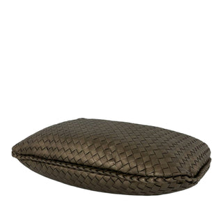 Bottega Veneta Small Metallic Nappa Intrecciato Veneta Hobo