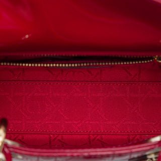 Dior Mini Patent Cannage Lady Dior