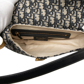 Dior Oblique Canvas Saddle Bag