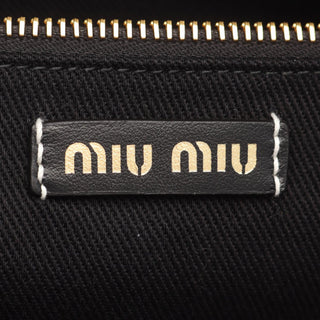 Miu Miu Printed Canvas Tote