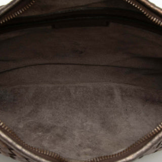 Bottega Veneta Small Metallic Nappa Intrecciato Veneta Hobo