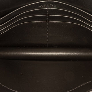 Saint Laurent
Chevron Leather Cassandre Envelope Chain Wallet