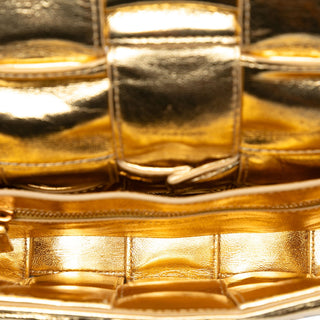 Bottega Veneta
Metallic Calfskin Intreccio Plisse Cassette Crossbody