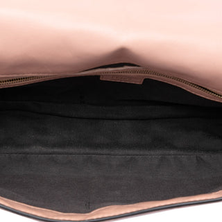 Fendi Zucca Embossed Leather Baguette Satchel