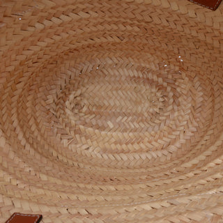 LOEWE Small Raffia Anagram Basket Tote