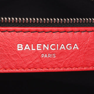 Balenciaga Small Lambskin Motocross Classic City Satchel