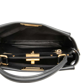 Fendi Medium Leather Selleria Peekaboo Iconic Satchel