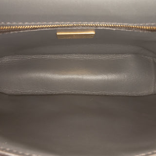 Fendi Small FF Nappa Embossed Chain Midi Baguette