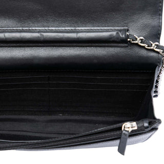Chanel CC Caviar Wallet On Chain