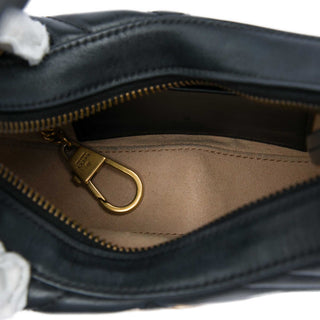 Gucci Mini GG Marmont Matelasse Calfskin Half Moon Bag