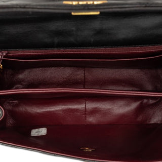 Chanel CC Quilted Lambskin Half Moon Flap