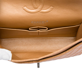 Chanel Medium Classic Metallic Caviar Double Flap
