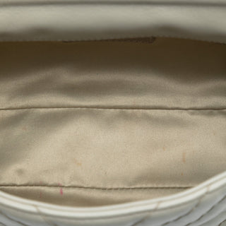 Chanel Medium Double Stitch Chevron Lambskin Single Flap