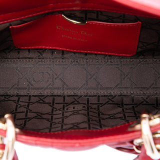 Dior Medium Lambskin Cannage Lady D Joy