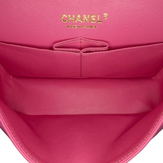 Chanel Small Classic Chevron Lambskin Double Flap